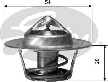 GATES-AU TH00182G4 - Termostato, Refrigerante www.autoricambit.com