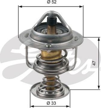 GATES-AU TH30580G1 - Termostato, Refrigerante www.autoricambit.com