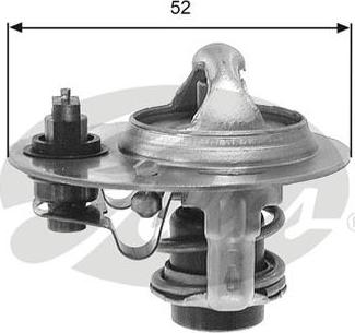 GATES-AU TH30688G1 - Termostato, Refrigerante www.autoricambit.com