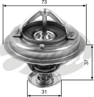 GATES-AU TH24582G1 - Termostato, Refrigerante www.autoricambit.com