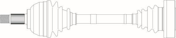 General Ricambi AR3034 - Albero motore/Semiasse www.autoricambit.com