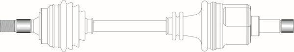 General Ricambi PE3007 - Albero motore/Semiasse www.autoricambit.com