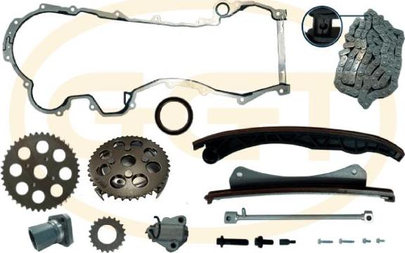 GGT KCSPA158 - Kit catena distribuzione www.autoricambit.com