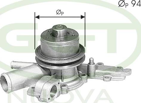 GGT PA00009 - Pompa acqua www.autoricambit.com