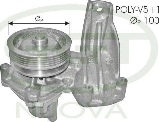 GGT PA00809 - Pompa acqua www.autoricambit.com