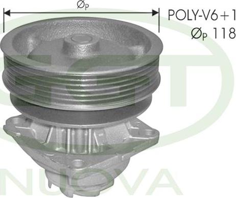 GGT PA10924 - Pompa acqua www.autoricambit.com