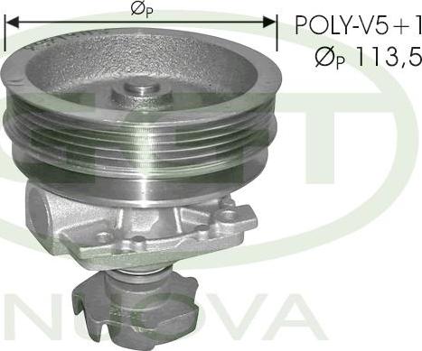 GGT PA10672 - Pompa acqua www.autoricambit.com