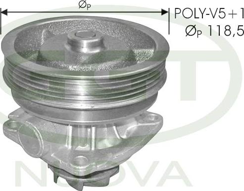 GGT PA10710 - Pompa acqua www.autoricambit.com