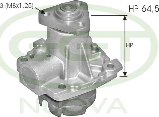 GGT PA11274 - Pompa acqua www.autoricambit.com