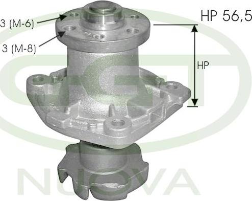 GGT PA11275 - Pompa acqua www.autoricambit.com