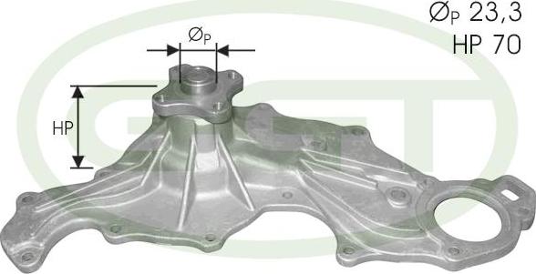 GGT PA12061 - Pompa acqua www.autoricambit.com
