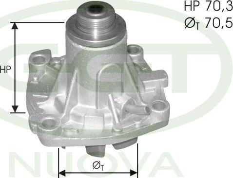 GGT PA12295 - Pompa acqua www.autoricambit.com