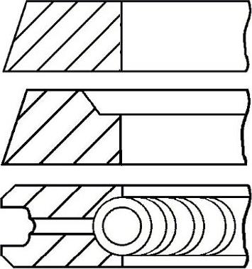 Goetze 08-501800-00 - Kit fasce elastiche www.autoricambit.com