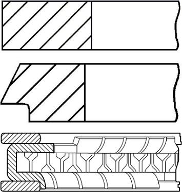 Goetze Engine 08-441000-00 - Kit fasce elastiche www.autoricambit.com