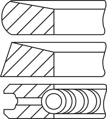 Goetze Engine 08-448605-00 - Kit fasce elastiche www.autoricambit.com