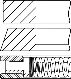 Goetze Engine 08-448300-00 - Kit fasce elastiche www.autoricambit.com