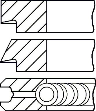 Goetze Engine 08-438300-00 - Kit fasce elastiche www.autoricambit.com