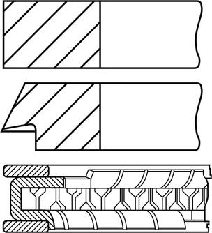 Goetze Engine 08-437407-00 - Kit fasce elastiche www.autoricambit.com