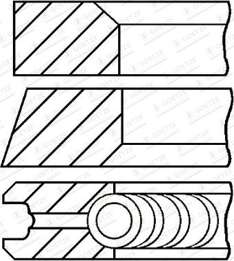 Goetze Engine 08-123405-30 - Kit fasce elastiche www.autoricambit.com