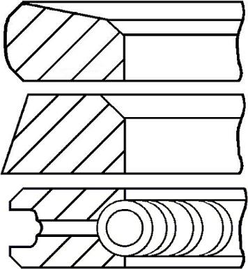 Goetze Engine 08-123700-00 - Kit fasce elastiche www.autoricambit.com