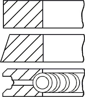 Goetze Engine 08-294800-00 - Kit fasce elastiche www.autoricambit.com