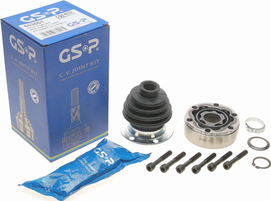 GSP 653001 - Kit giunti, Semiasse www.autoricambit.com