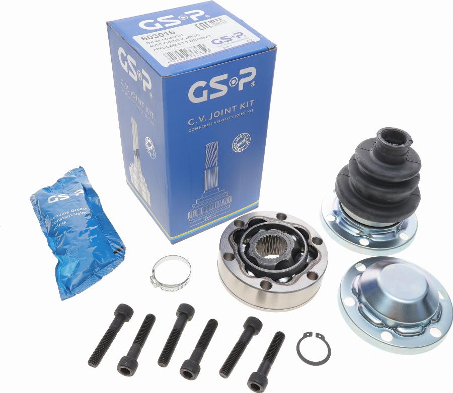 GSP 603016 - Kit giunti, Semiasse www.autoricambit.com