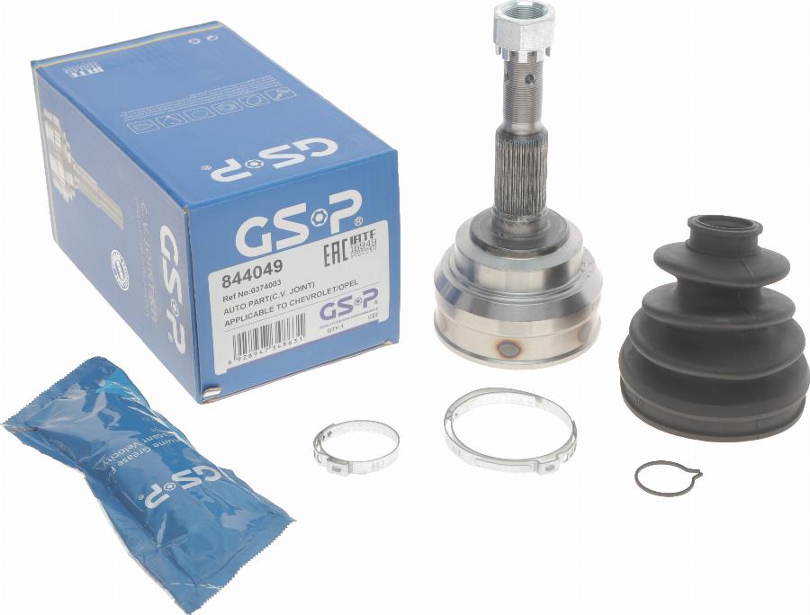 GSP 844049 - Kit giunti, Semiasse www.autoricambit.com