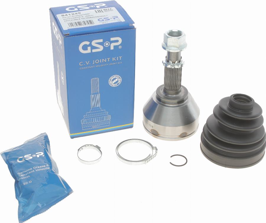 GSP 841249 - Kit giunti, Semiasse www.autoricambit.com