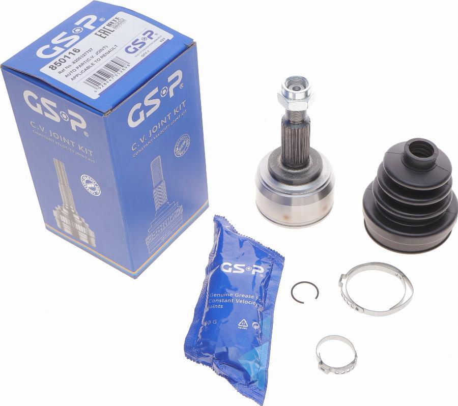 GSP 850116 - Kit giunti, Semiasse www.autoricambit.com