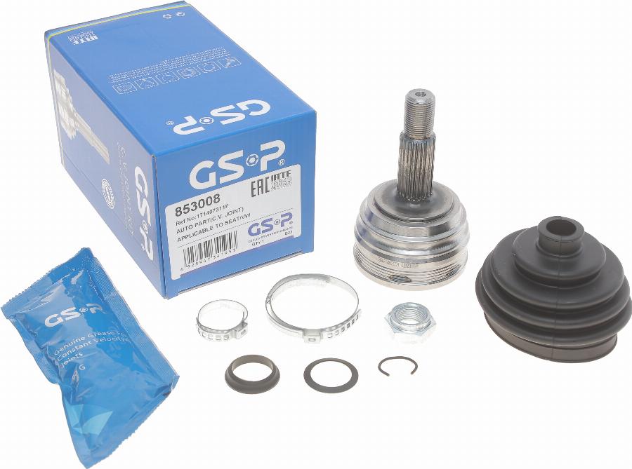 GSP 853008 - Kit giunti, Semiasse www.autoricambit.com