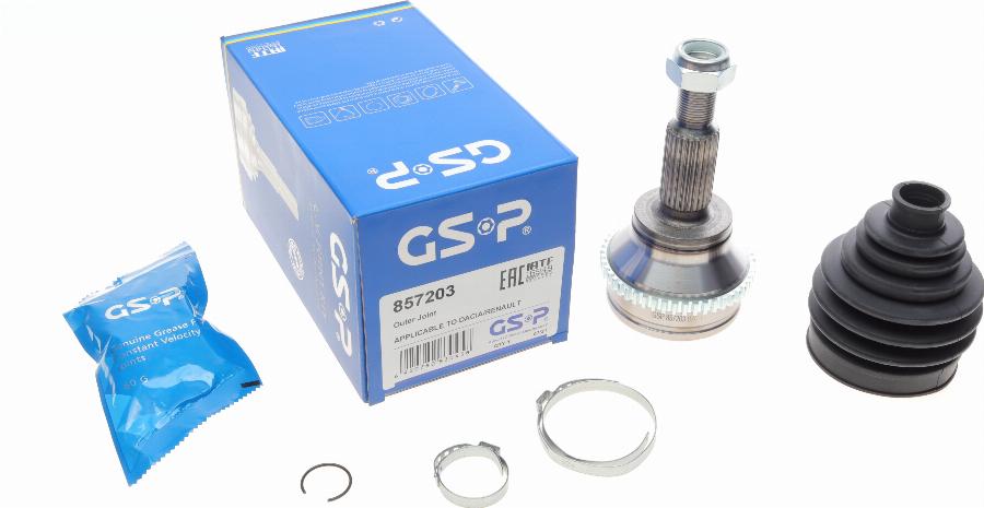 GSP 857203 - Kit giunti, Semiasse www.autoricambit.com