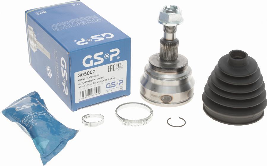 GSP 805007 - Kit giunti, Semiasse www.autoricambit.com