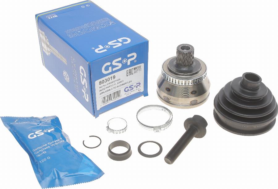 GSP 803019 - Kit giunti, Semiasse www.autoricambit.com