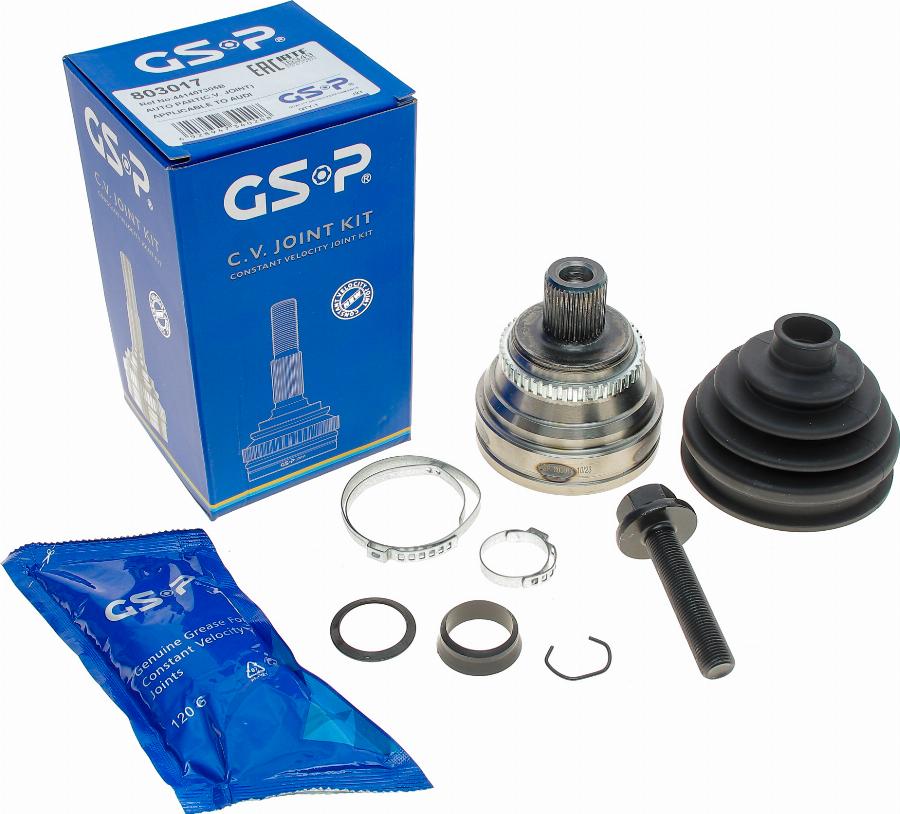 GSP 803017 - Kit giunti, Semiasse www.autoricambit.com