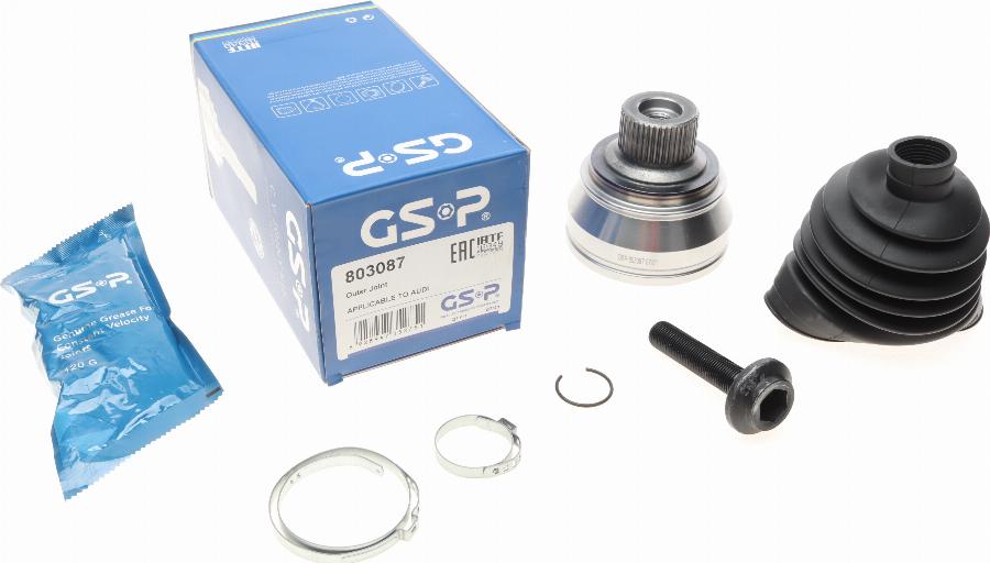 GSP 803087 - Kit giunti, Semiasse www.autoricambit.com