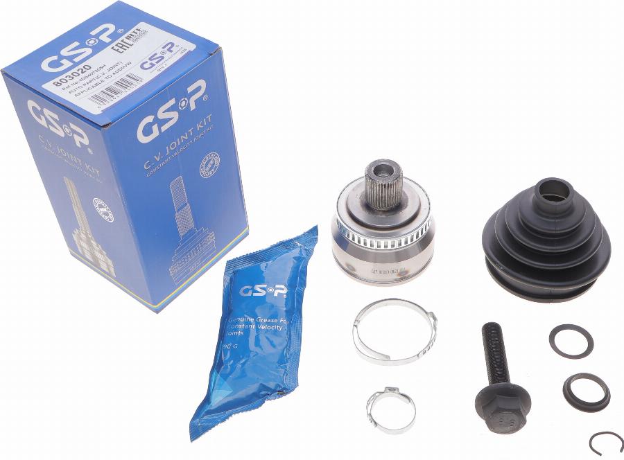 GSP 803020 - Kit giunti, Semiasse www.autoricambit.com