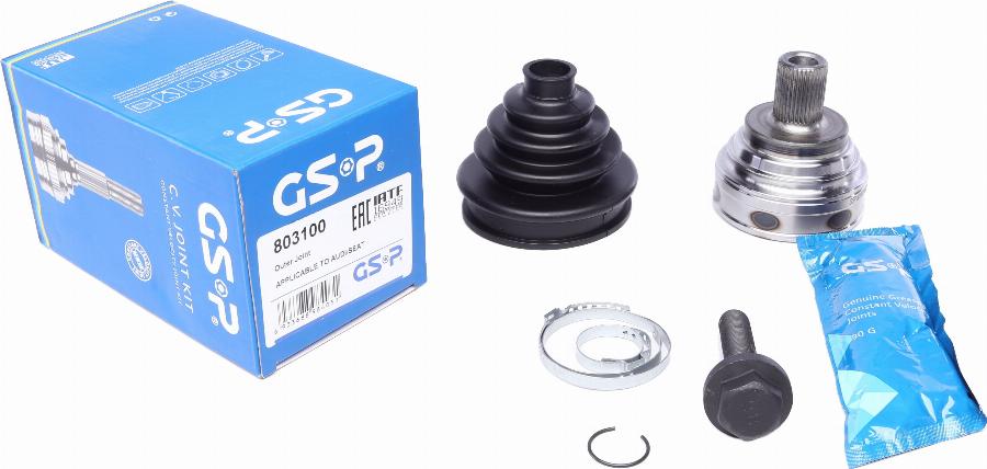 GSP 803100 - Kit giunti, Semiasse www.autoricambit.com