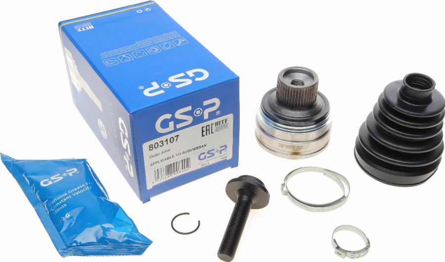 GSP 803107 - Kit giunti, Semiasse www.autoricambit.com