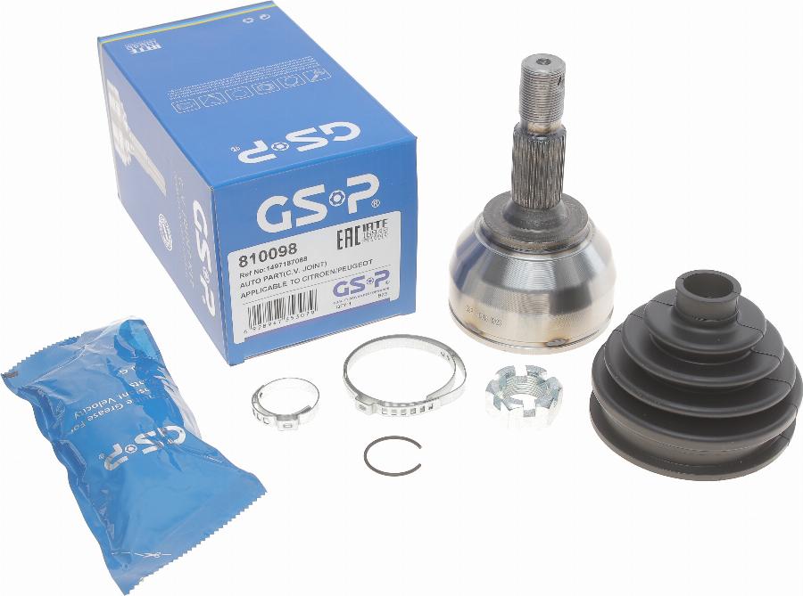 GSP 810098 - Kit giunti, Semiasse www.autoricambit.com