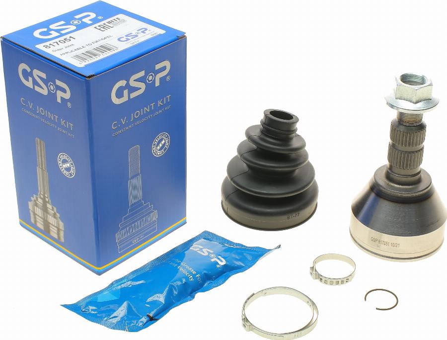 GSP 817051 - Kit giunti, Semiasse www.autoricambit.com