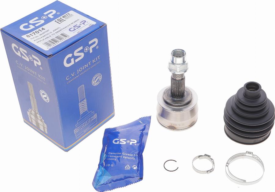 GSP 817014 - Kit giunti, Semiasse www.autoricambit.com