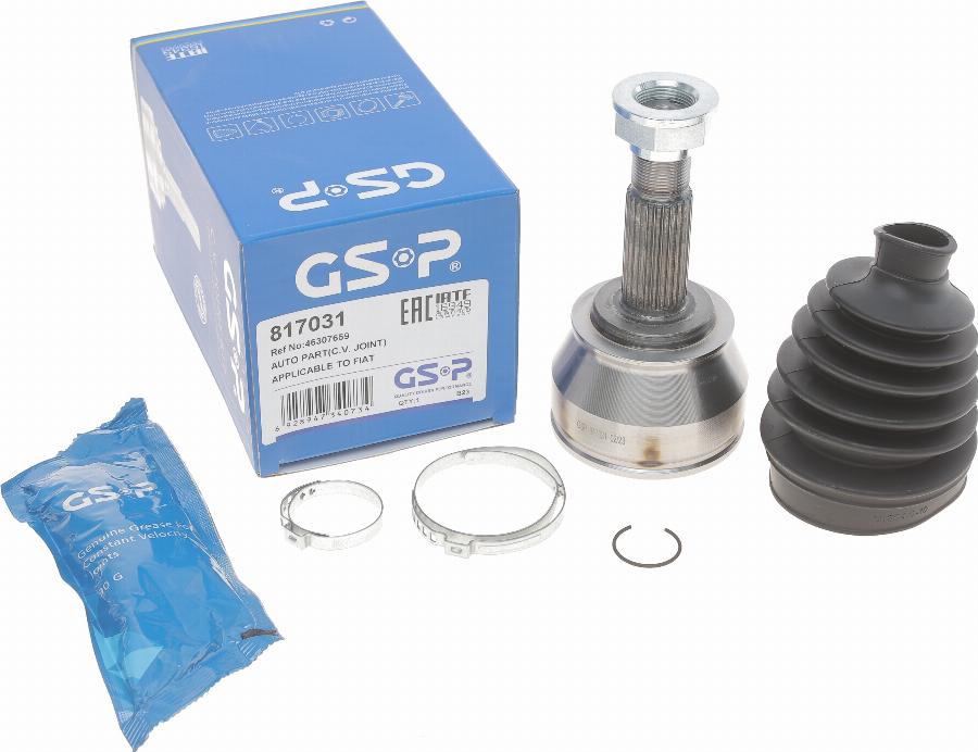 GSP 817031 - Kit giunti, Semiasse www.autoricambit.com