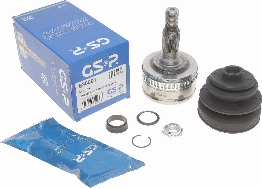 GSP 835001 - Kit giunti, Semiasse www.autoricambit.com