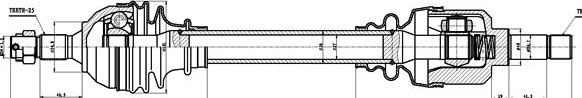 GSP 245160 - Albero motore/Semiasse www.autoricambit.com