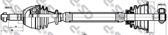 GSP 250025 - Albero motore/Semiasse www.autoricambit.com