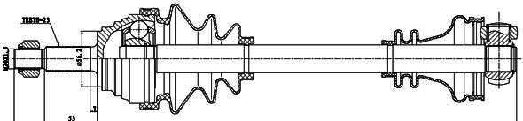 GSP 250175 - Albero motore/Semiasse www.autoricambit.com