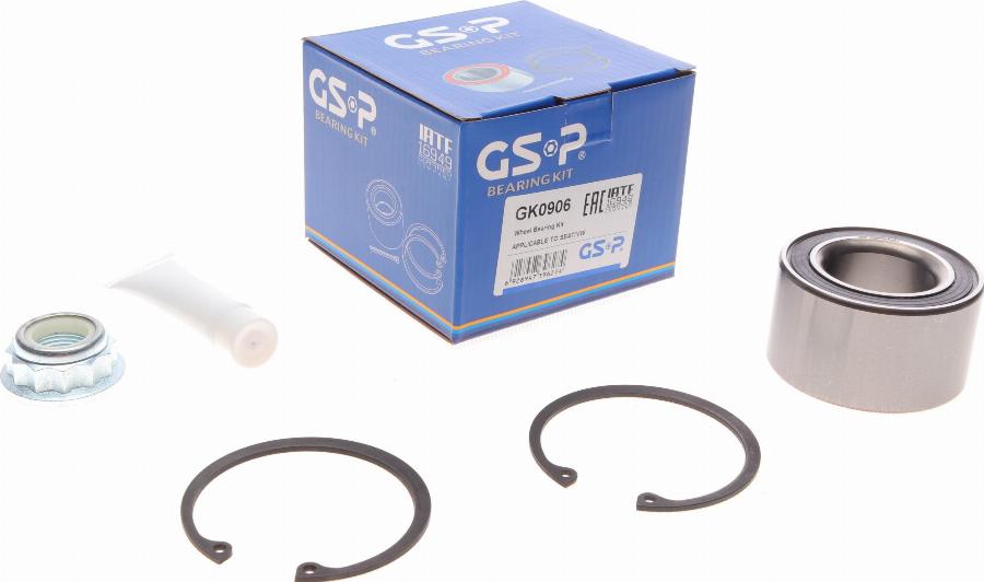 GSP GK0906 - Kit cuscinetto ruota www.autoricambit.com