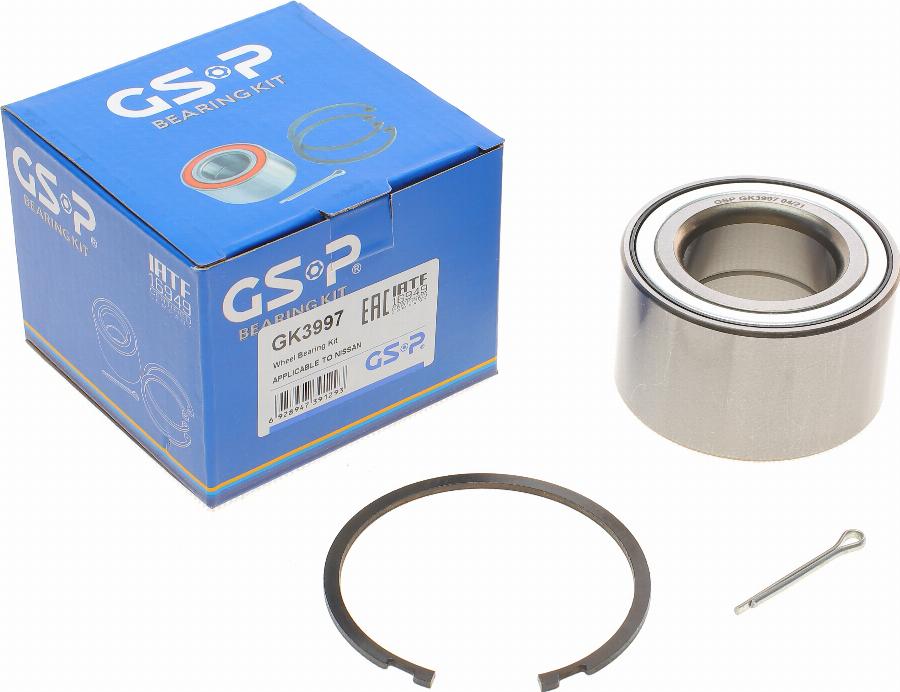 GSP GK3997 - Kit cuscinetto ruota www.autoricambit.com