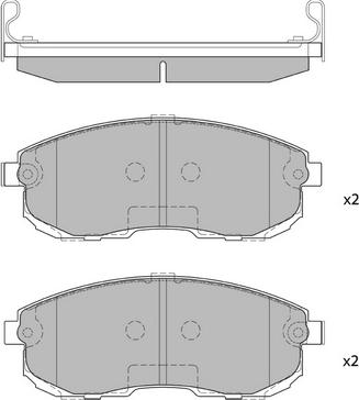 Valeo 606420 - Kit pastiglie freno, Freno a disco www.autoricambit.com